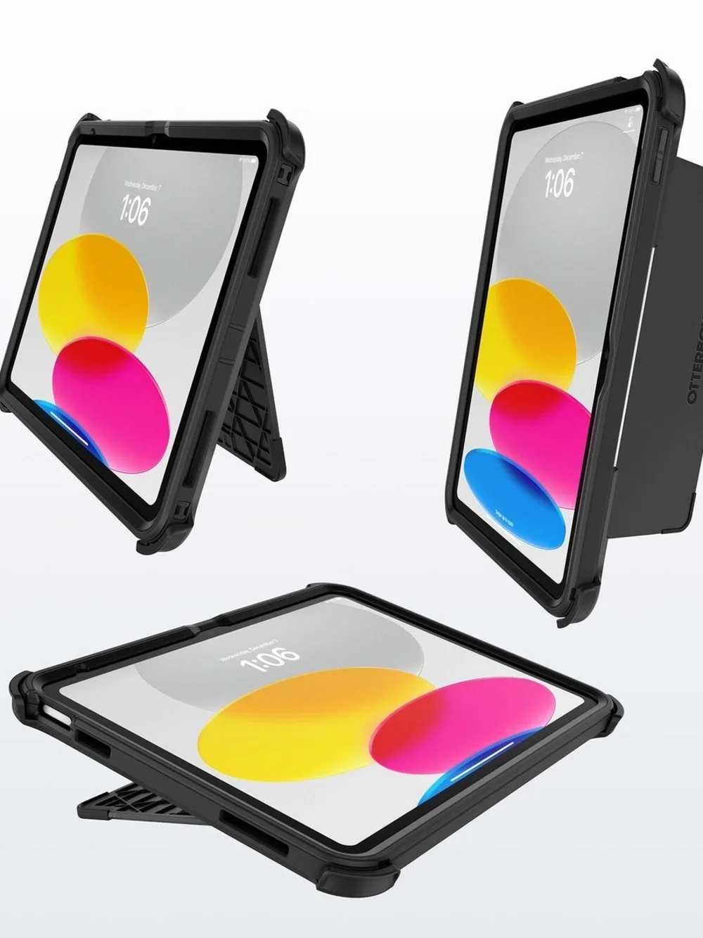 OtterBox Black Tablet Case with Built-In Kickstand